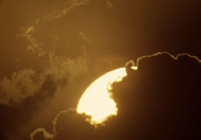 Sole al tramonto
