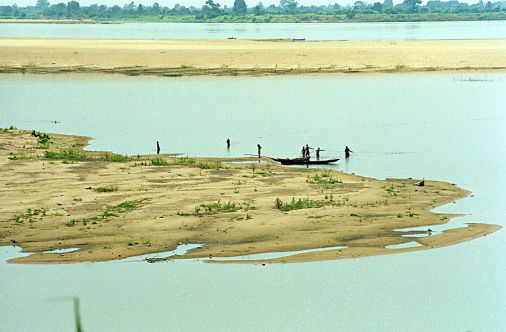 Pescatori sul fiume Niger presso Asaba