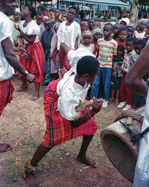 Enugu - Dances after the 2000 Jubilee religious ceremony.