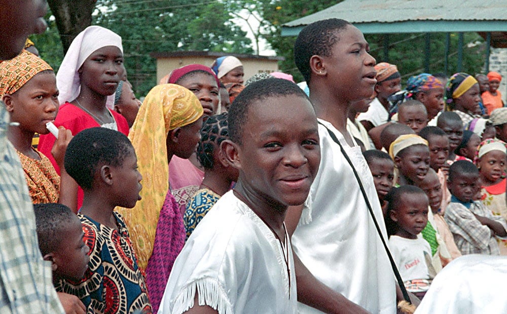 Partecipanti  alla fine della cerimonia.