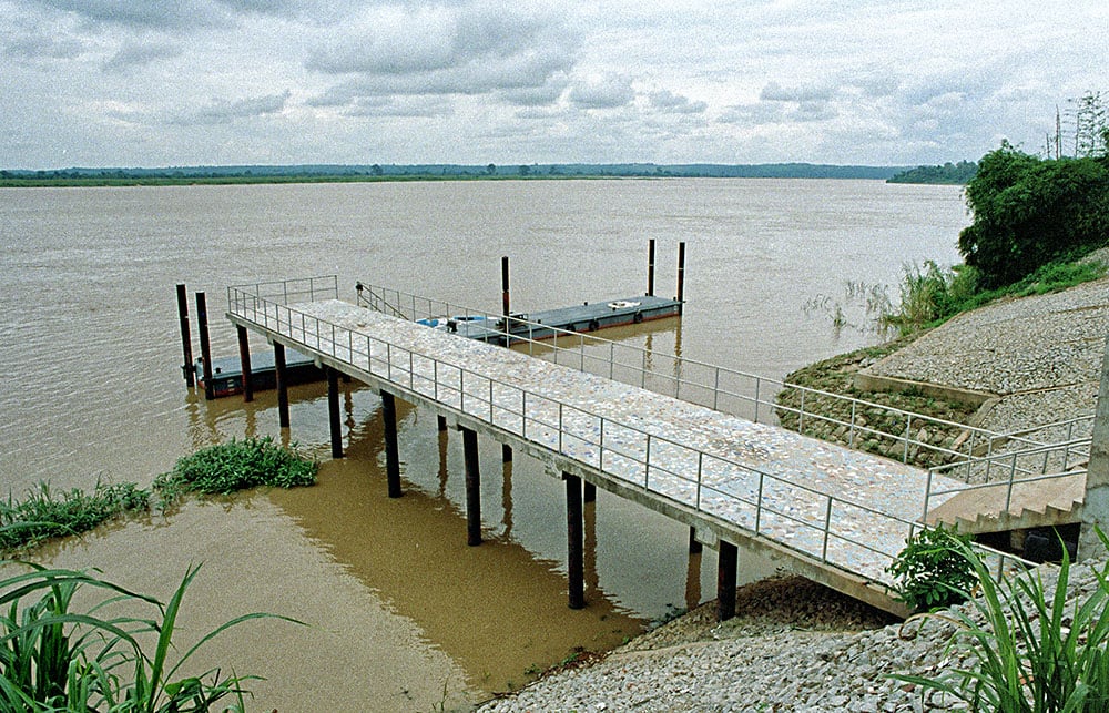 Livello del del fiume Niger durante le pioggie - River Niger level during rains