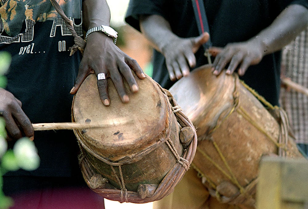 Fish Pepper Soup Lunch and music to the sound of drums