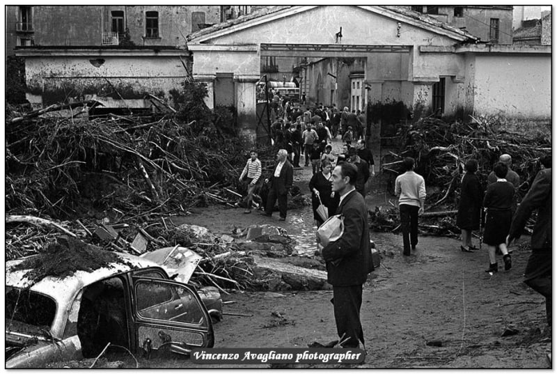 Via Nicola Fiore ponte sul fiume Irno ed ingresso MCM