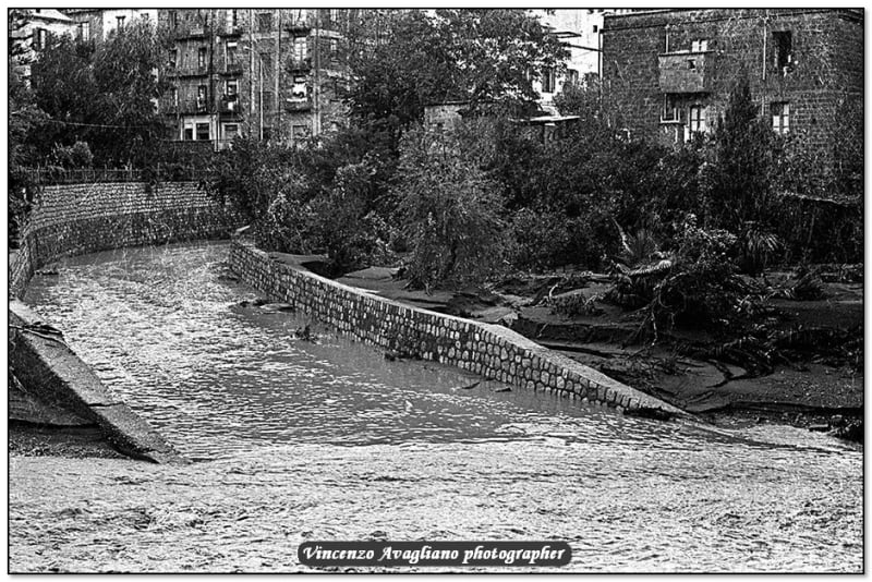 Confluenza torrente Grancano in fiume Irno