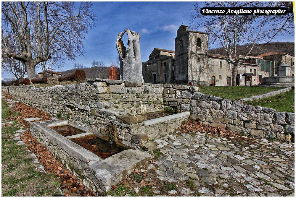 Vasche sottostanti Piazza Nicotra Roscigno Vecchio