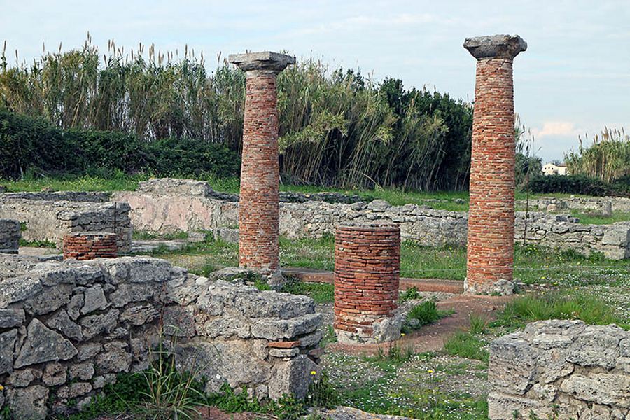 Casa con impluvio - House with impluvium - opus latericium  