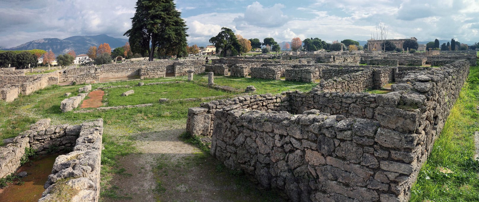 Paestum Poseidonia Abitazioni del periodo romano
