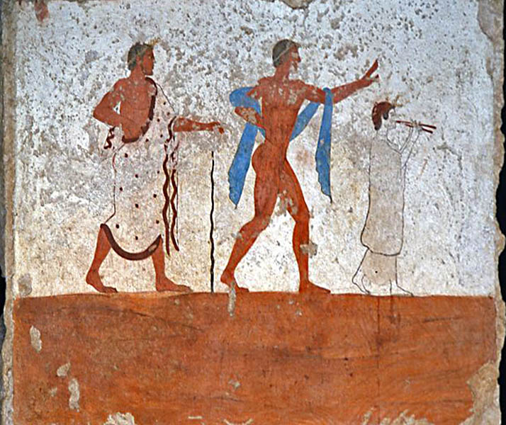 La Tomba del Tuffatore Parete Ovest