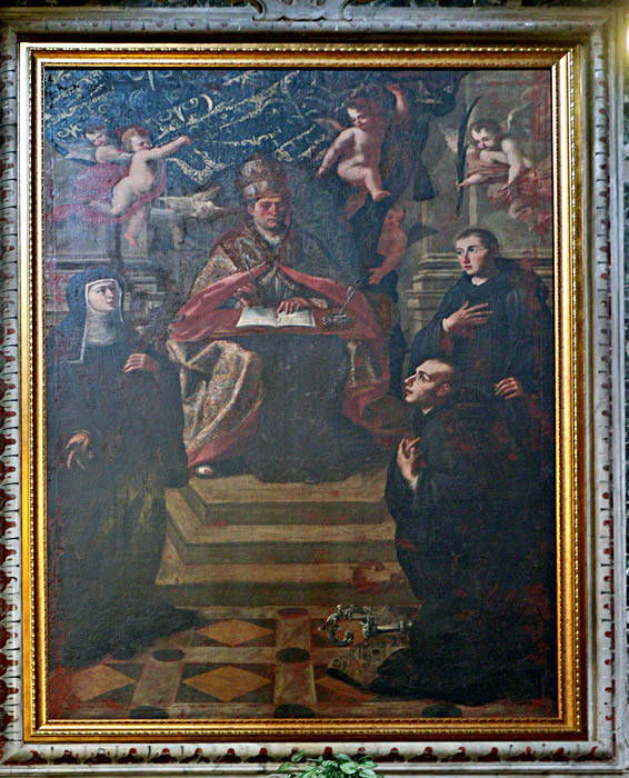 Chiesa San Giorgio - Giacinto De Popoli raffiguranti San Gregorio Magno