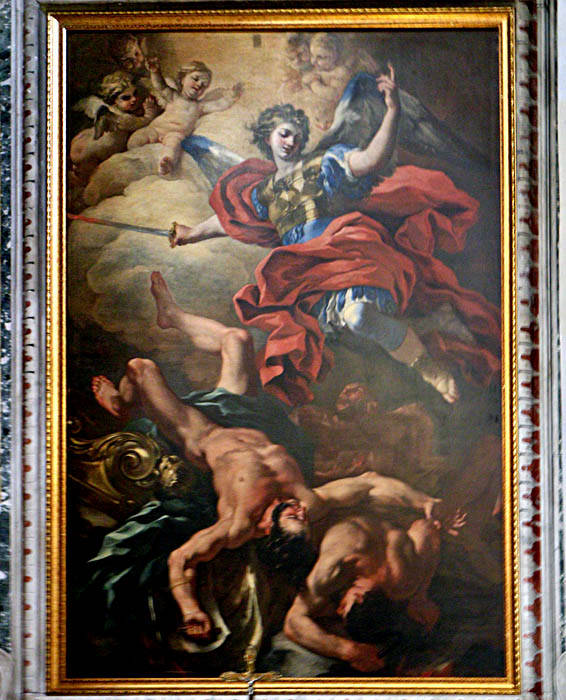 Francesco Solimena - San Michele che sconfigge i Giganti