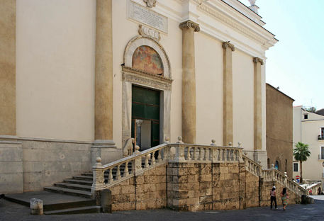 Salerno Duomo San Matteo Entrata del 1700
