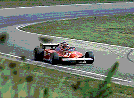 Circuit Zandvoort  Netherlands GP F1 - Gilles Villeneuve su Ferrari