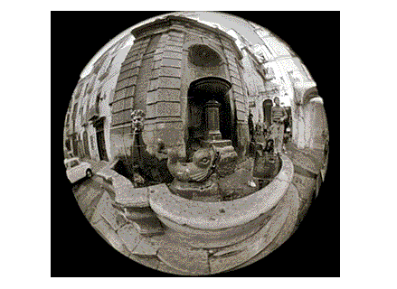 Salerno centro storico Fontana dei pesci